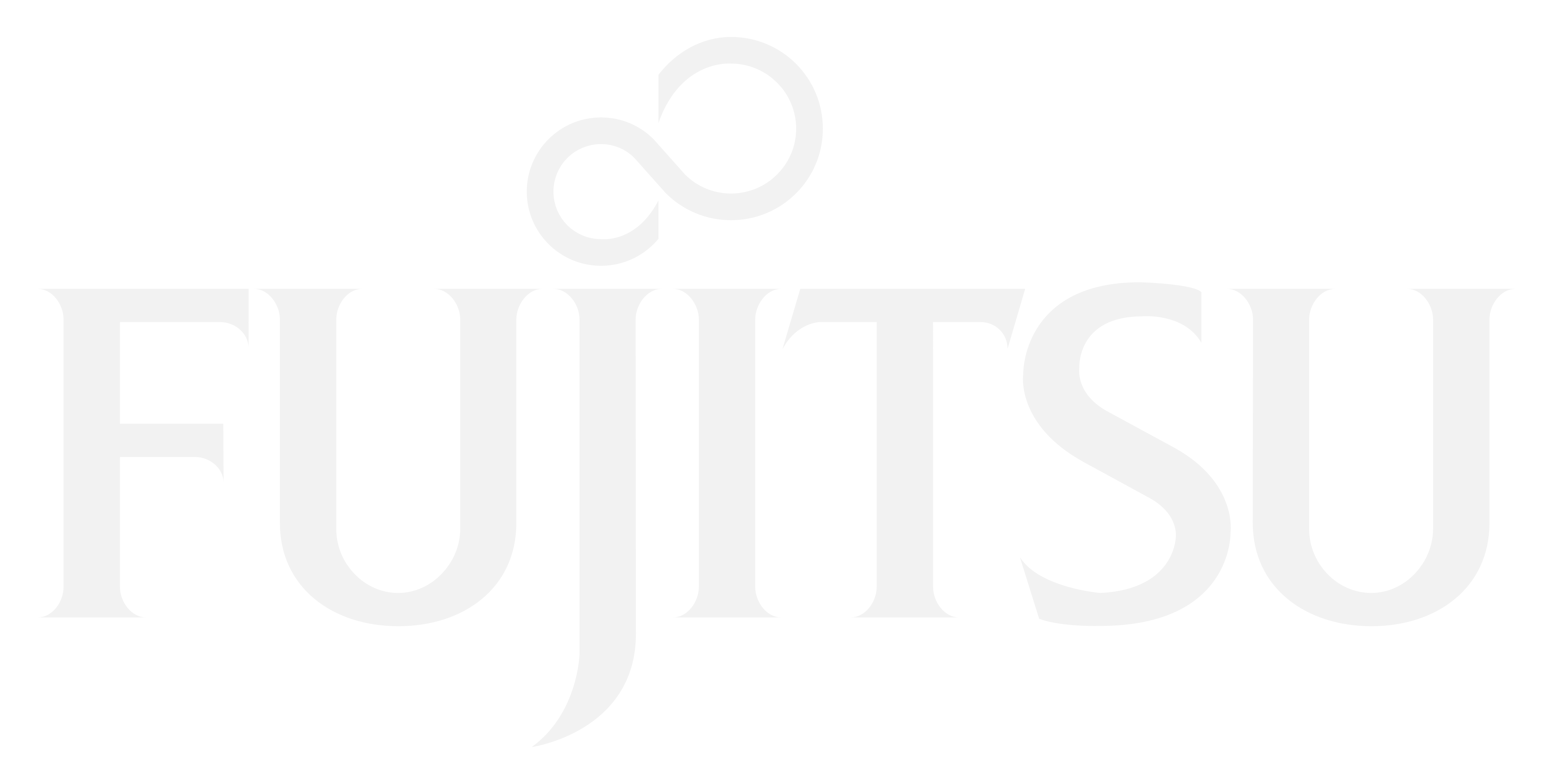 Fujitsu Logo white